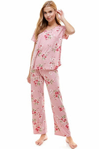 Floral Print Sleepwear Set