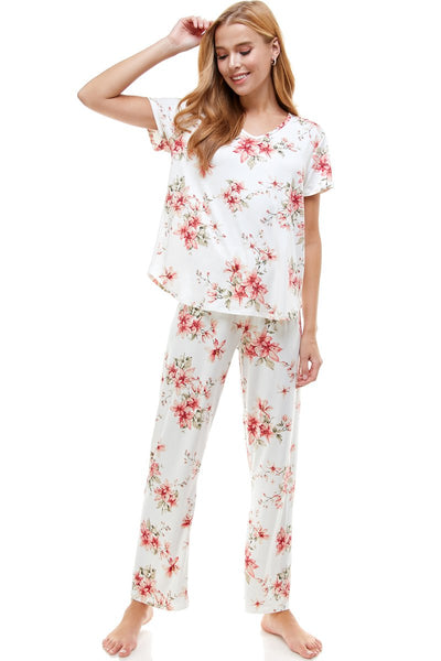 Floral Print Sleepwear Set