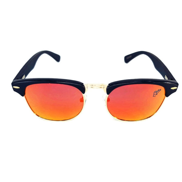 Black Bamboo Sunglasses with Bamboo Case, Sunset Polarized