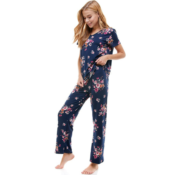 Floral Print Sleepwear Set