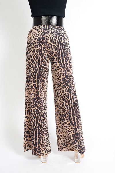 Velvet Pants in Leopard Print (S-XL)