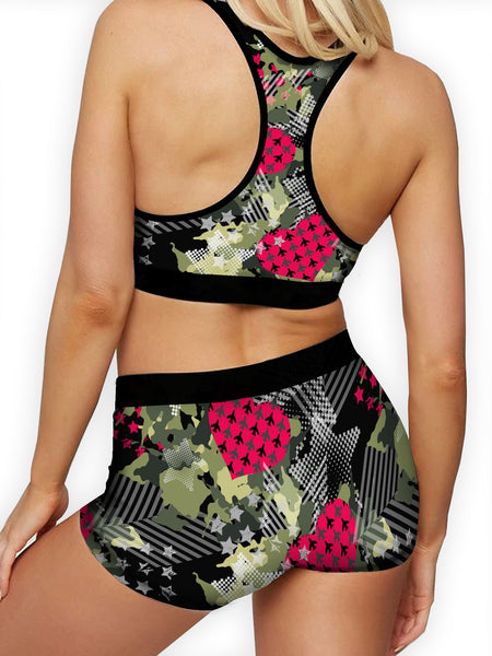 Camo Hearts Boyshort