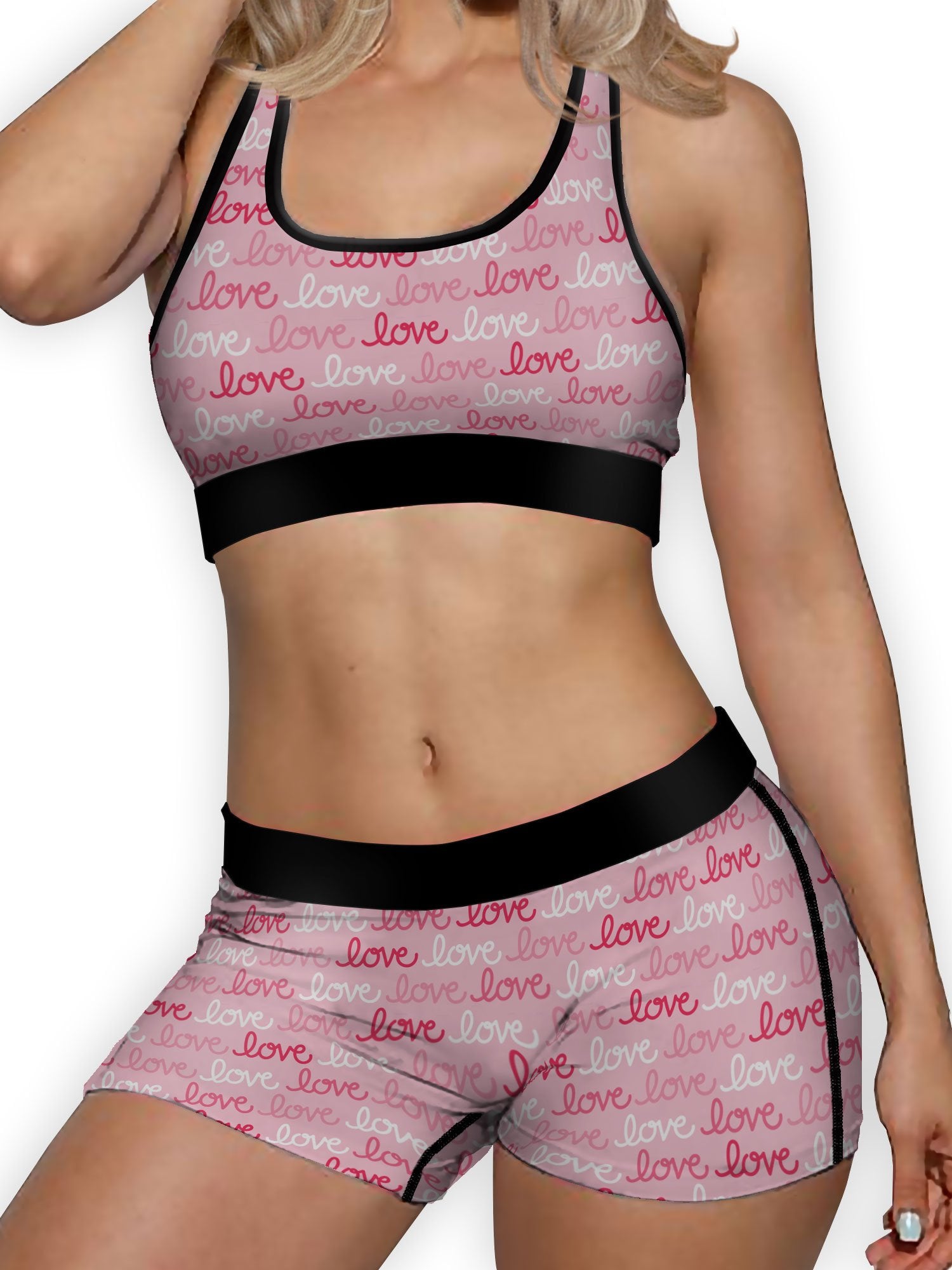 Pink Love Ellie Sports Bra