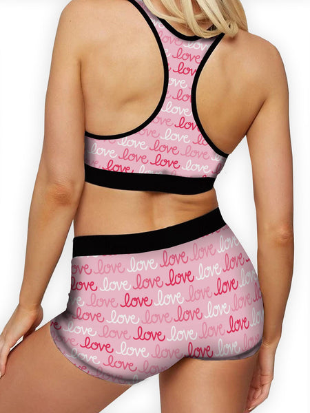 Pink Love Ellie Sports Bra