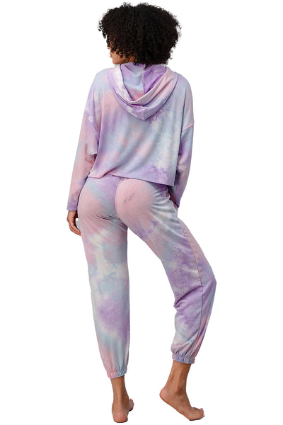 Tie Dye Hooded Sweatshirt Jogger Set