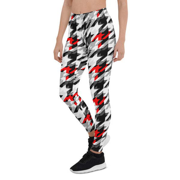 Sports Houndstooth Leggings