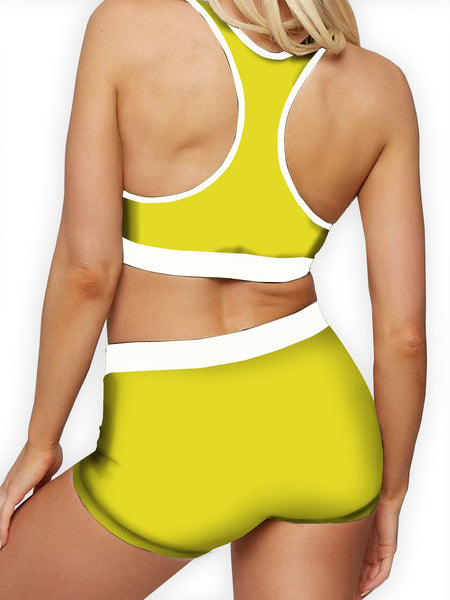 Neon Yellow Boyshort