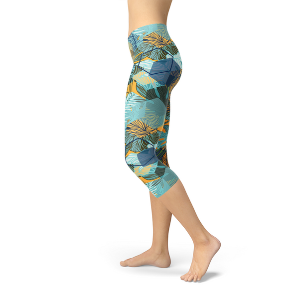 Tropical Capri Leggings