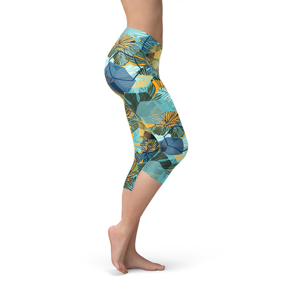 Tropical Capri Leggings