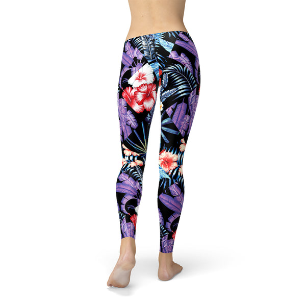 Tropical Floral Leggings