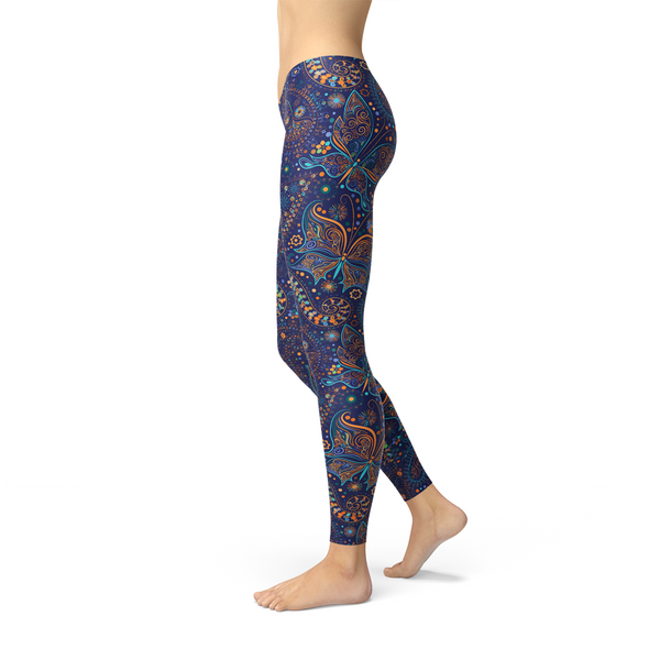 Paisley Butterfly Leggings