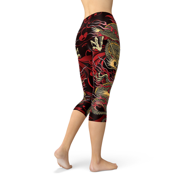 Dragon Capri Leggings