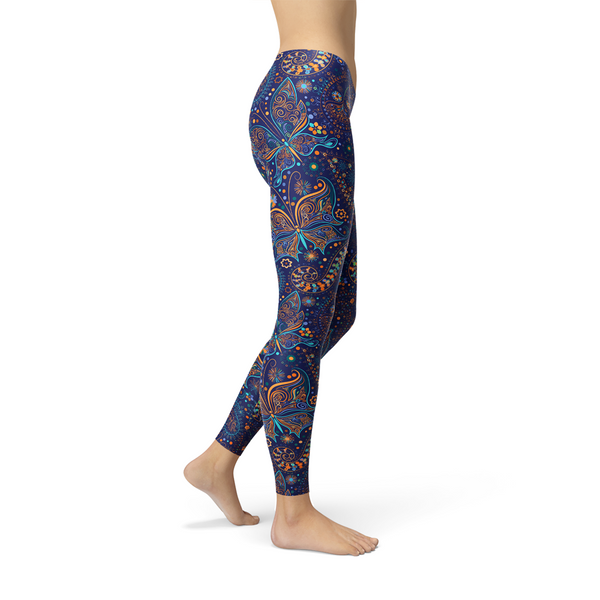 Paisley Butterfly Leggings