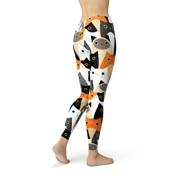 All Over Print Cats Leggings