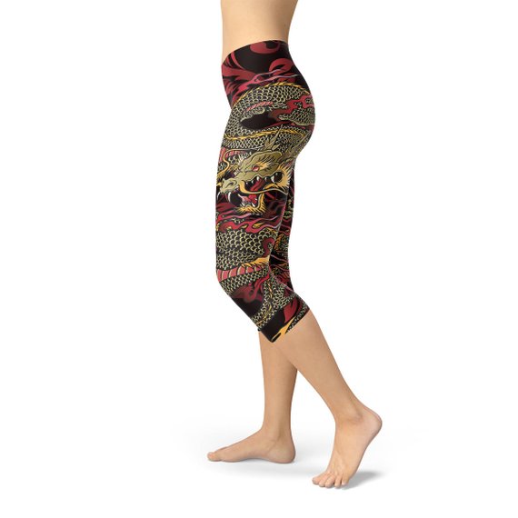 Dragon Capri Leggings