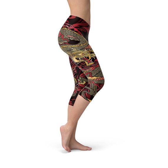 Dragon Capri Leggings