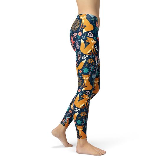 Fox in the Meadows Leggings