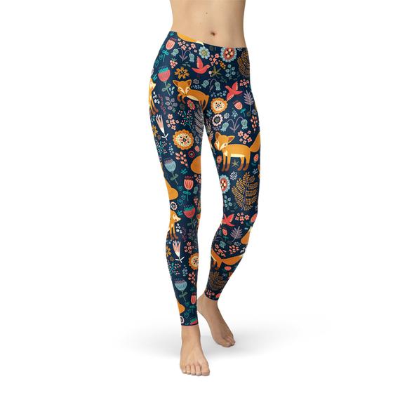 Fox in the Meadows Leggings