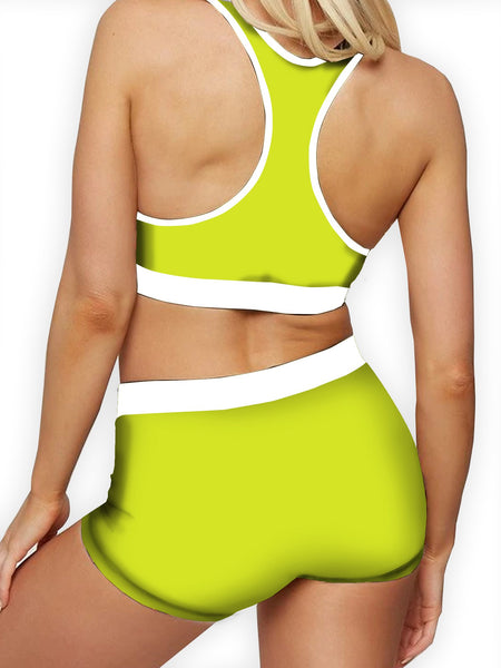 Neon Yellow Ellie Sports Bra